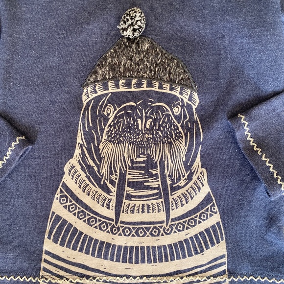Mudpie Walrus Long Sleeve Tee - Picture 3 of 5